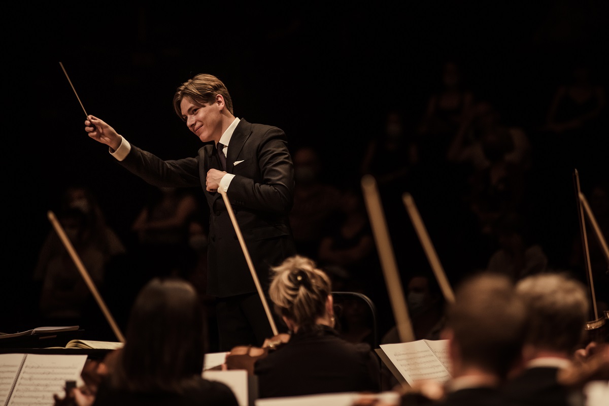 L'Orchestre de Paris en répétition générale dirigé par Klaus Makela le 09 juillet 2020. Philharmonie de Paris.