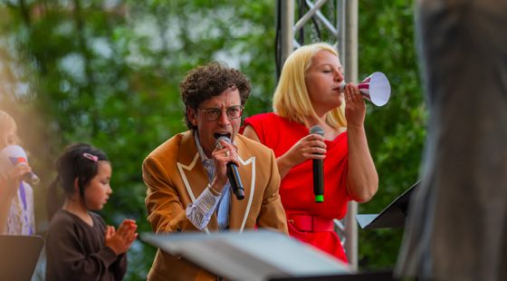 Jan Cina a Klára Boudalová na SpringTEENu