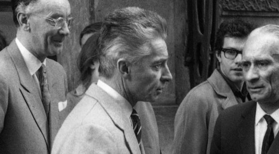 Herbert von Karajan a Karel Ančerl na Pražském jaru 1963, foto: Václav Chochola © Archiv B&M Chochola
